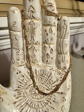 10K Gold Anklet 12” Real Gold Chain Twisted Rope Dainty Minimalist